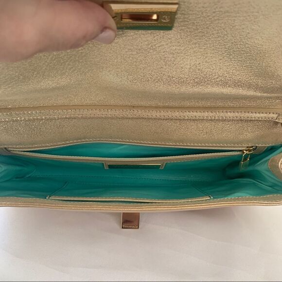 Tiffany & Co. Gold Clutch/Shoulder Bag - Picture 10 of 14